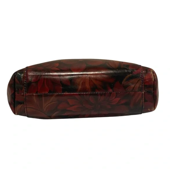 Patricia Nash Aveley Rustic Mums Leather Crossbody w/Dust Bag - EC - Picture 4 of 13